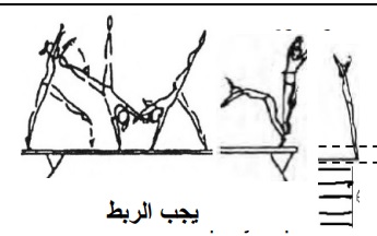 رندف للوصول على طرف العارضة والهبوط